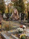 Памятник из стекла и гранита №4